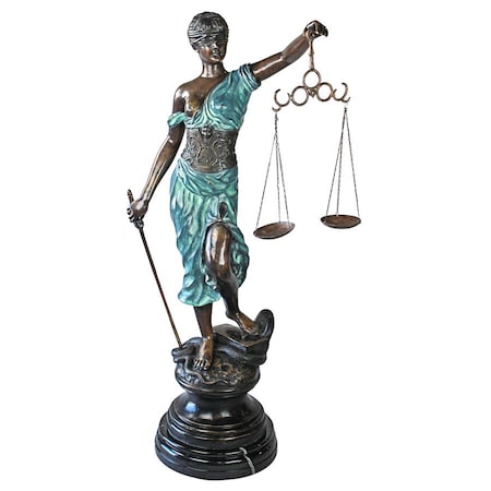 Design Toscano Themis, Blind Justice Cast Bronze Statue: Giant AA5075